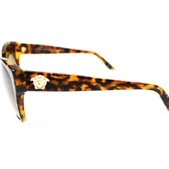 Versace Tortoise Brown Medusa Logo (M) Sunglasses - Picture 3 of 8